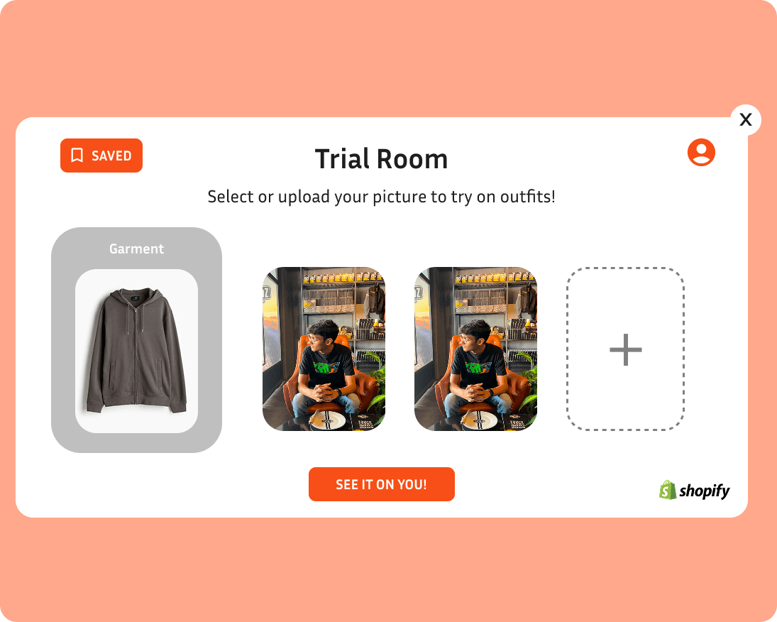 AI Trial Room Interface